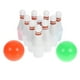 thumbnail image 1 of 1 juego de bolos en miniatura, incluye bolas de bolos y juguetes para decorar la casa de muñecas., 1 of 8