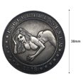 thumbnail image 4 of " Elegance: Silver Showcasing Brass Craftsmanship – Perfect for Admirers of Foreign Commemorative !" 38mm, 4 of 8