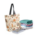 thumbnail image 2 of FORMRS Womens Canvas Tote Bag with Zipper Inner Pocket Shoulder Handbag, Fall Book Shelf, 2 of 7