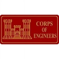 212 Main LPO1397 Army Corps of Engineers Photo License Plate