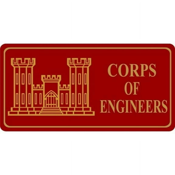 212 Main LPO1397 Army Corps of Engineers Photo License Plate