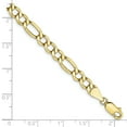 thumbnail image 2 of 10k Yellow Gold 5.35mm Figaro Chain Bracelet, 2 of 7