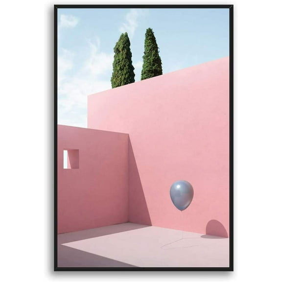 IDEA4WALL Framed Canvas Wall Art for Living Room, Bedroom Colorful Corridor Canvas Prints for Modern Home Decoration Ready to Hang