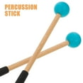 WSTEER 2 Pairs of Tongue Drum Drumsticks Percussion Instrument Sticks