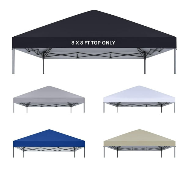 Toldo de Repuesto 8x8 pies Impermeable de Poliéster 420D