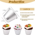 thumbnail image 3 of Pudding Moulds, 10pcs Aluminum Cupcake Mould Muffin Tin Dariole Moulds Baking Tool, 3 of 4