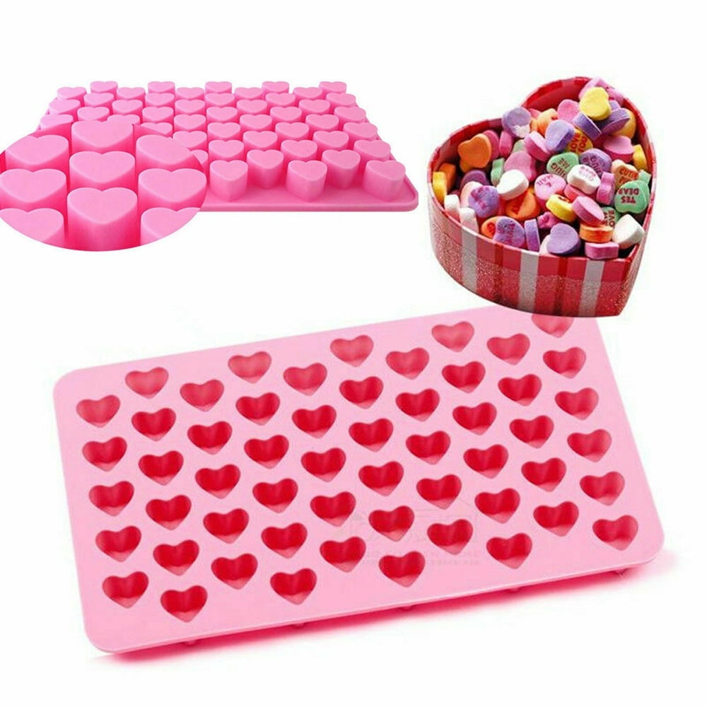 4 Hearts Birthday Silicone Cake Mould For Candy Chocolate Cake Mould Baking DIY