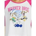 thumbnail image 4 of Warner Bros.Women’s Cropped Graphic Tee with Short Raglan Sleeves, Sizes XS-XXL, 4 of 5