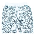 thumbnail image 3 of Jogger Marvel para Niño Estampado Blanco Talla 6, 3 of 4