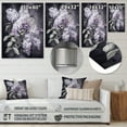 thumbnail image 4 of Designart "Lilac Dreams in Green and Purple" Floral Metal Wall Decor, 4 of 5