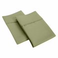 thumbnail image 1 of 1200-Thread-Count Pillowcases Set, Cotton Blend, 8 Colors Sage / Standard, 1 of 2