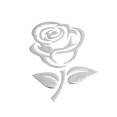 thumbnail image 1 of HEVIRGO Fashion Rose Flower Car Vehicle Light Lamp Brow Decor Rearview Mirror Sticker, 1 of 7