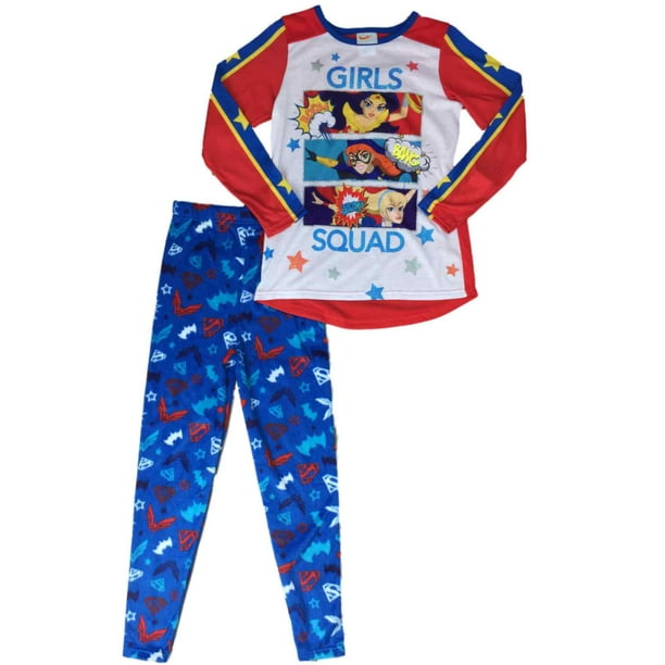 DC Comics Girls DC Super Hero Girl Squad Pajamas Wondergirl Supergirl