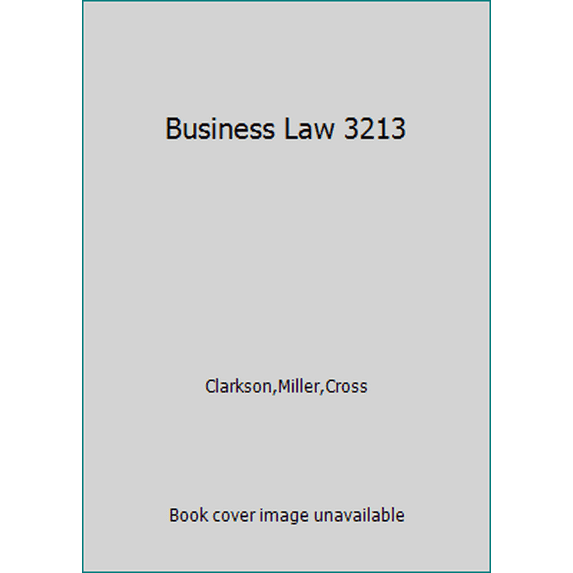 Pre-Owned Business Law 3213 (Paperback) 1133068448 9781133068440