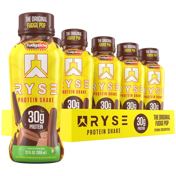 RYSE Protein Shake RTD - Fudgsicle The Original Fudge Pop - 12 Fl Oz (12 Pack)