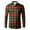 Red-3, variant on Mens Christmas Dress Shirt Long Sleeve Collared Button Down Casual Plaid Shirts Xmas Party Holiday Shirt