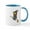 White/Blue Inside, variant on CafePress - Halloween Flying Witch Mug - 11 oz Ceramic Mug - Novelty Coffee Tea Cup