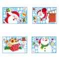 thumbnail image 1 of ECKYADAM Christmas Electrostatic Stickers Snowflake Set Door Window Glass Stickers,Christmas Decorations, 1 of 1