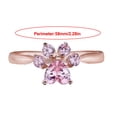 thumbnail image 1 of Anillos de piedra de nacimiento personalizados Zirconia cúbica para amantes de los cachorros Gatos Estampados de animales Wmkox8yii  fajkfhkj1176, 1 of 3