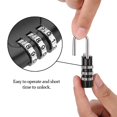 thumbnail image 1 of Noref Combination Luggage Lock, Luggage Password Lock, Black For Lockers Backpack Luggage Toolboxes, 1 of 8