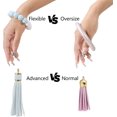 thumbnail image 4 of Pulsera con llavero y cuentas de silicona para mujer, 4 of 7