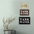 thumbnail image 4 of Signs ByLITA Classic Framed Tank Water Door or Wall Sign | Eco-Friendly Home Sign (Brushed Gold) - Small, 4 of 9