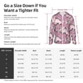 thumbnail image 5 of Uemuo Rose Flowers Pattern Women's Full Zip UPF 50+ Sun Protection Hoodie Jacket Long Sleeve Sun Shirt Hiking Outdoor Performance with Pockets-XX-Large, 5 of 9