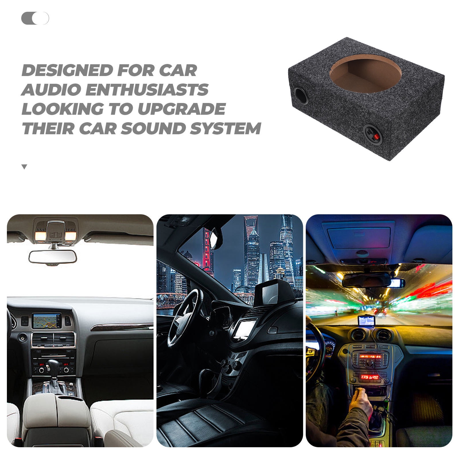 Homemaxs 2pcs Sub Box Single Cab Sub Box 8 Inch Car Subwoofer India | Ubuy