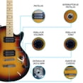 thumbnail image 4 of Paquete Guitarra Eléctrica Steelpro Jethro 034 Color 3 Tone Sunburst Diapasón de Maple, 4 of 8