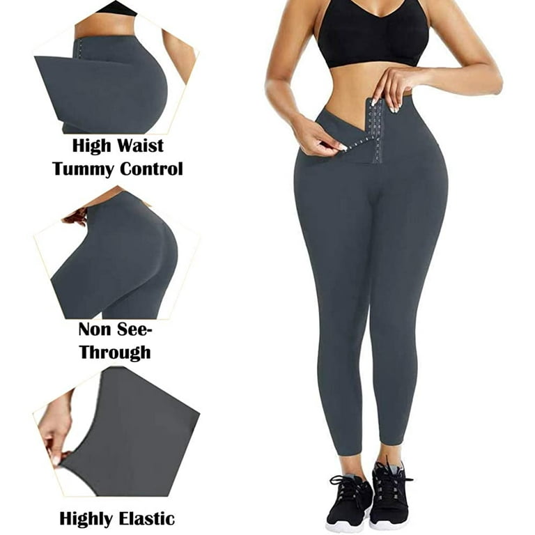 Ilfioreemio High Waisted Yoga Pants for Women Stretchy Tummy