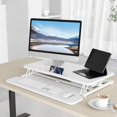 thumbnail image 3 of Bureau Debout Grand à Hauteur Réglable, Convertisseur Rapide Assis-Debout pour Ordinateur pour Poste de Travail de Bureau à Domicile (Cadre + Surface de Travail), 3 of 7