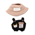 thumbnail image 3 of Pantalones para muñecas,Ropa para muñecas,pantalones,ropa,juguete en miniatura,Pantalones para muñeca de niña,accesorios de vestir,Mini ropa de moda,juguete Pantalón negro con sombrero, 3 of 8