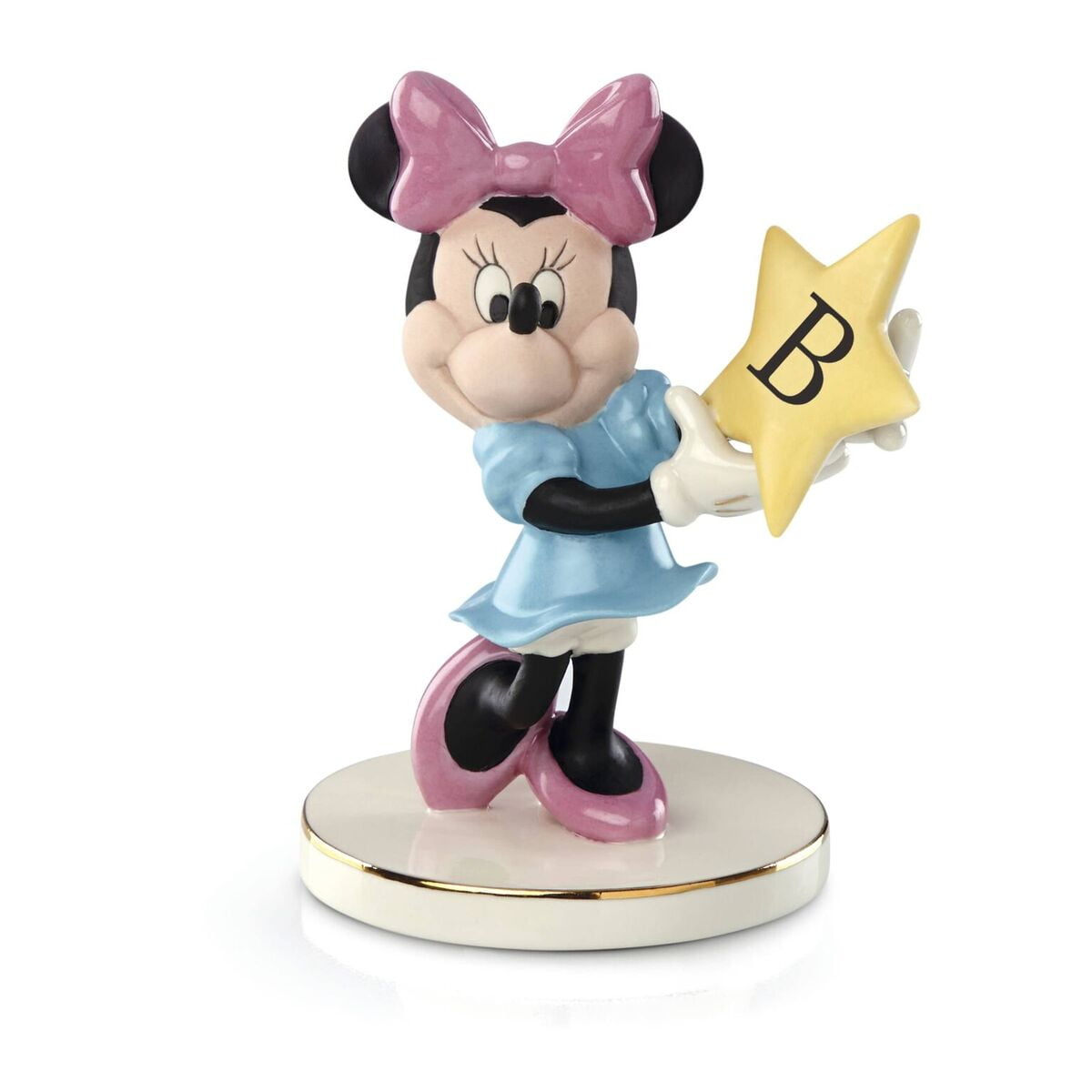 Lenox Disney You're A Shining Star Minnie Mouse Letter B Figurine ...