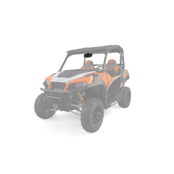 Polaris Rear View Convex Mirror for GENERAL, Vehicle Frame Mounted, Qty 1, 2881540