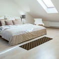 thumbnail image 6 of Ottomanson Non-Slip Hallway Runner Rug 20" x 59" Perfect for High Traffic Areas, Brown Trellis, 6 of 8
