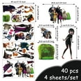 thumbnail image 4 of 40 PCS For Hotel Transylvania Theme Wall Stickers,4 Sheets 17.72x9.84 inch Removable PVC Decals,DIY Wall Decor for Playroom Bedroom Living Room, 4 of 5