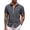 A - Plaid Collar- Dark Grey, variant on COOFANDY Men's Wrinkle Free Business Dress Shirts Short Sleeve Button Down Shirts
