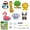 Animal World, variant on Esaierr Kids Toddler Plaster Painting Coloring Set Handmade Plaster Painting Kit Art Gift White Embryo Coloring Toys for Boys Girls 3+ Years Old