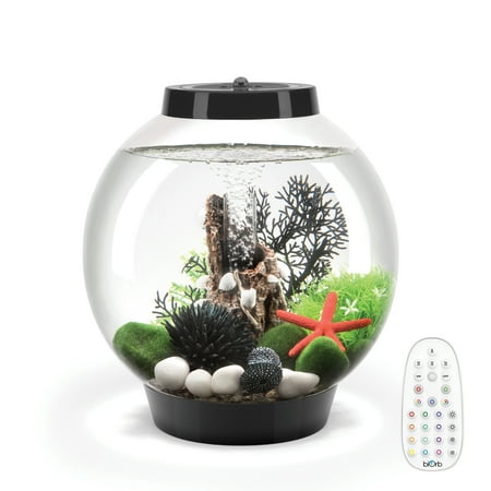 UPC: 0822728720028 | biOrb CLASSIC 15 Aquarium with MCR Light – 4 gallon  black