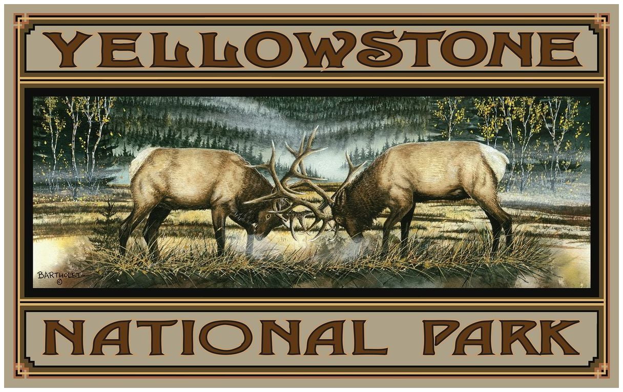 Yellowstone National Park Elk Giclee Art Print Poster By Dave Bartholet   C964a38c C5c6 4003 A564 85586ebf187e 1.1c8c291edc0b3b31c14f84f4844ff9b7 