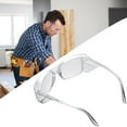 thumbnail image 4 of Safety Glasses Goggles Clear Lens Eyewear Eye Protection Work Dustproof E0K9, 4 of 9