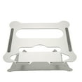 thumbnail image 3 of Soporte para computadora portátil, escritorio portátil plateado, plegable, retráctil, elevable, ángulo ajustable, soporte para computadora de refrigeración de aleación de aluminio, 3 of 12