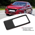 thumbnail image 2 of Headlight Switch Trim Sticker Carbon Fiber Car Headlamp Switch Frame Trim Fits For Mazda3 Axela 2014 2017 2018 TypE A, 2 of 8