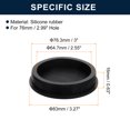 thumbnail image 3 of 2 Pcs Plug Holes, Rubber Button Plug for 75-76.3mm/2.95-3" Hole, 3 of 6