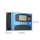 thumbnail image 4 of Controlador de carga solar MPPT de 50 A, pantalla LCD USB dual, regulador de cargador de panel de células solares automático, 4 of 8
