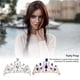 thumbnail image 4 of Minnieouse Tocados de fiesta Tocado de novia Coronas de cristal Atractivo Diamante de imitación Firmeza Exquisito Tocados de baile de larga duración Ropa, zapatos y accesorios Miscelánea Tipo 1 Minnieouse AP018577-01, 4 of 6