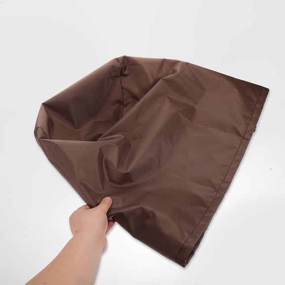 OFFIGAM Universal Lawn Mower Engine Cover Sunshade Shield Protective Outdoor Use Coffee Color