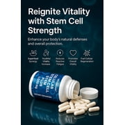 Vitamisan Stem Cell Plus 1000 mg – AFA Blue Green Algae & Spirulina – Natural Cell Nutrition & Vitality Support – 60 Capsules Each – 3 Bottle Pack – Made in USA