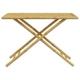 thumbnail image 2 of vidaXL Folding Garden Table 110x55x75 cm Bamboo, 2 of 5