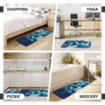 thumbnail image 6 of Honeii Abstract Blue Skull Print Kitchen Mat [2 PCS] for Floor, Waterproof Non-Slip Rugs, Kitchen Decor,Standing Mat for Floor,Office, Sink, Laundry, 6 of 6